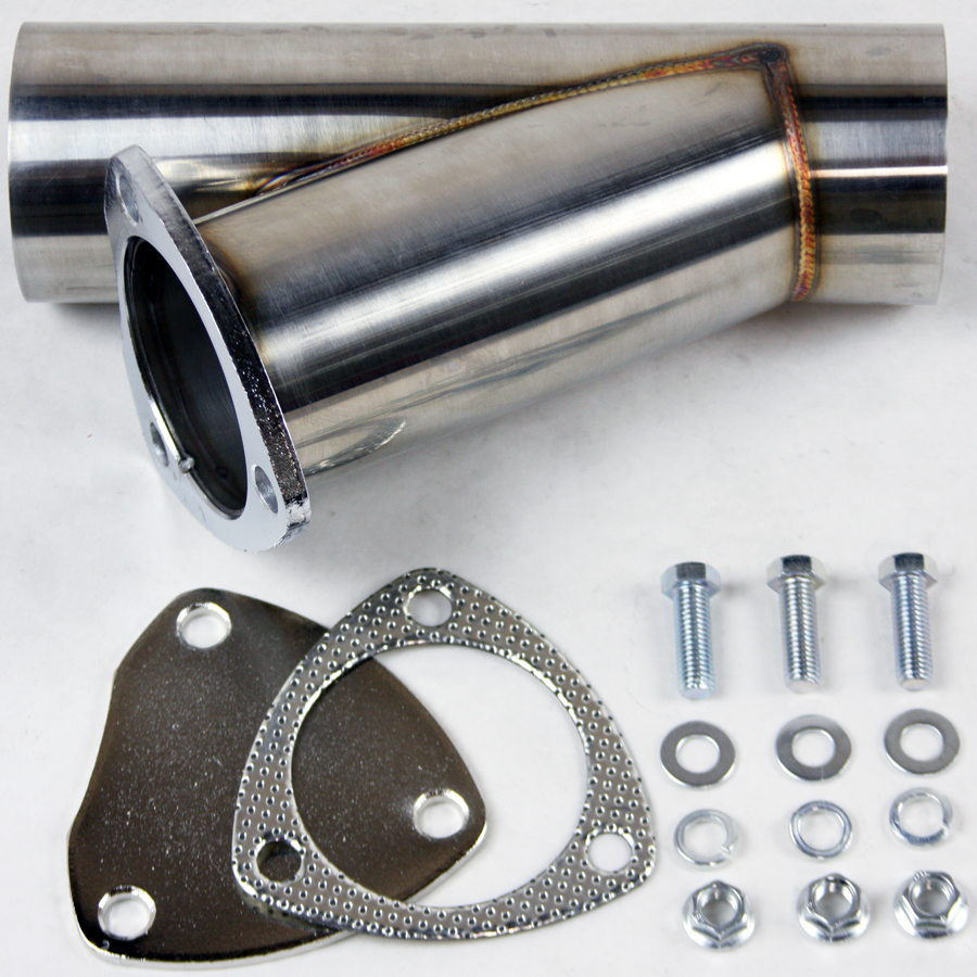 Universal  All 3.00" (76mm) Manual Exhaust Cutout Kit - Stainless Steel