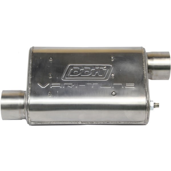 BBK VariTune Adjustable Performance Muffler 2-1/2 Offset/Offset Stainless Steel