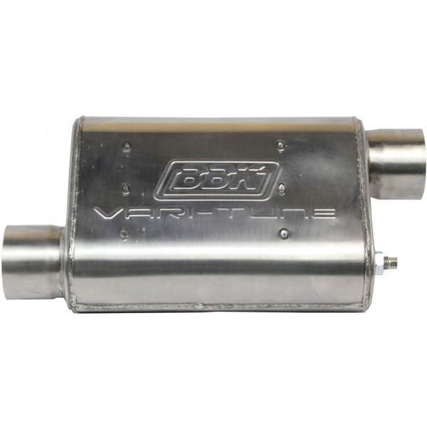 BBK VariTune Adjustable Performance Muffler 3.0 in. Offset/Offset Stainless Steel