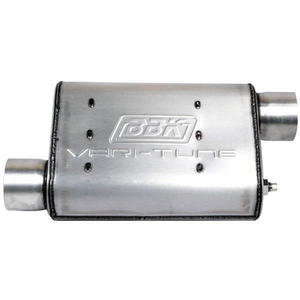 BBK VariTune Adjustable Performance Muffler 2-1/2 Offset/Offset Aluminized Steel