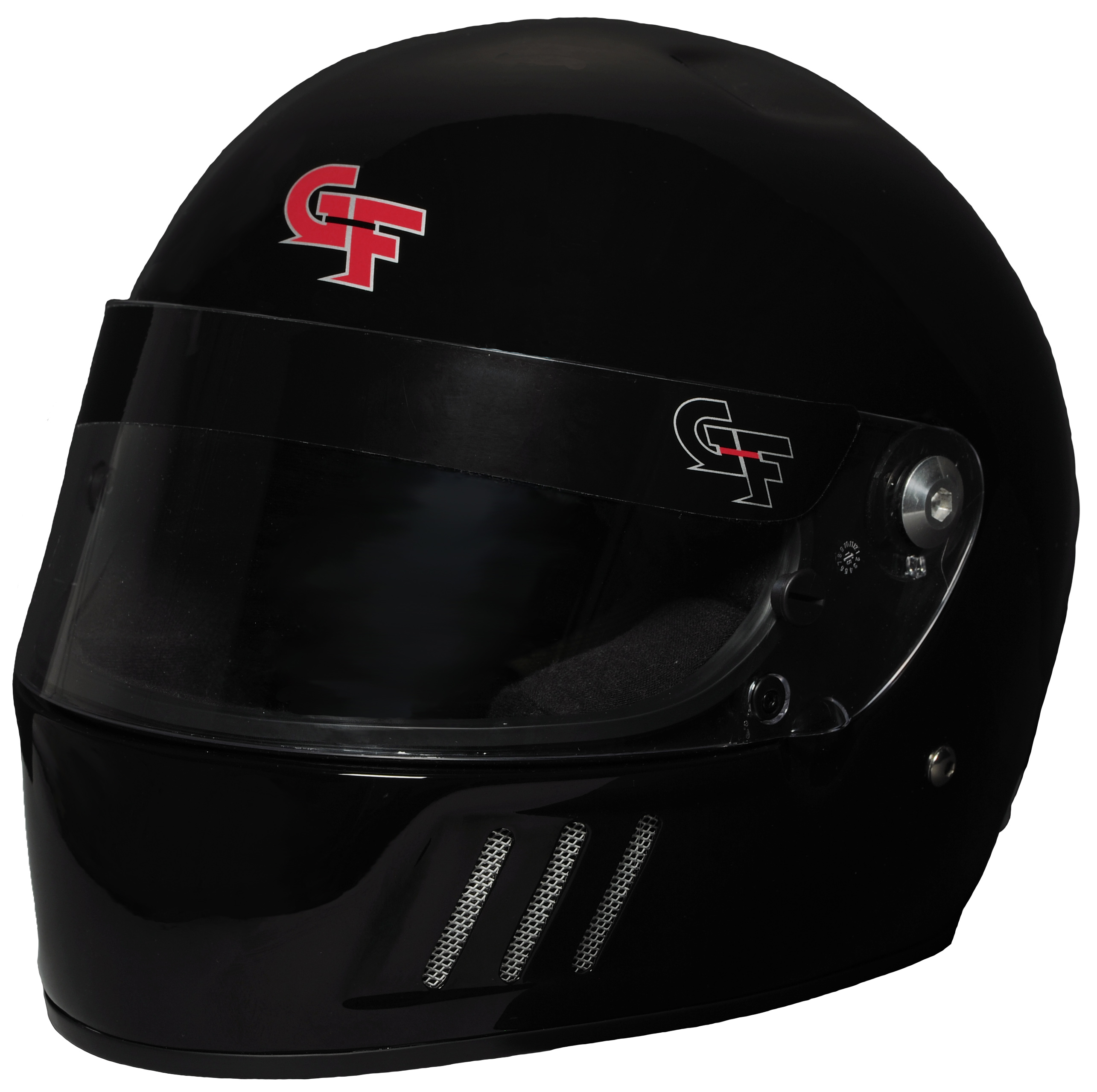 G-Force Racing Gear Helmet, GF3 FULL FACE MED BLACK SA2015