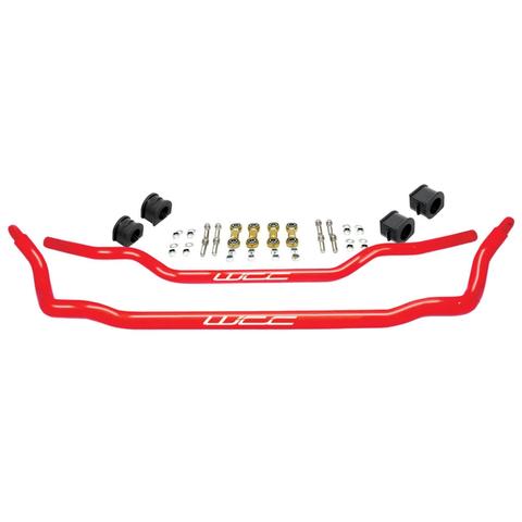 C5 or C6 Corvette WCC Sway Bars, Package (Front and Rear Bars) - Stage II