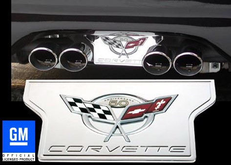 C5 50th Anniversary Corvette Stick On Billet Exhaust Plate