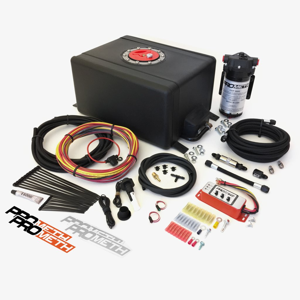 AIS ProStreet Methanol Trunk Mount, Stage 2 Universal Kit, w/ Tank, Pump, Single Nozzle, Wiring, Hoses