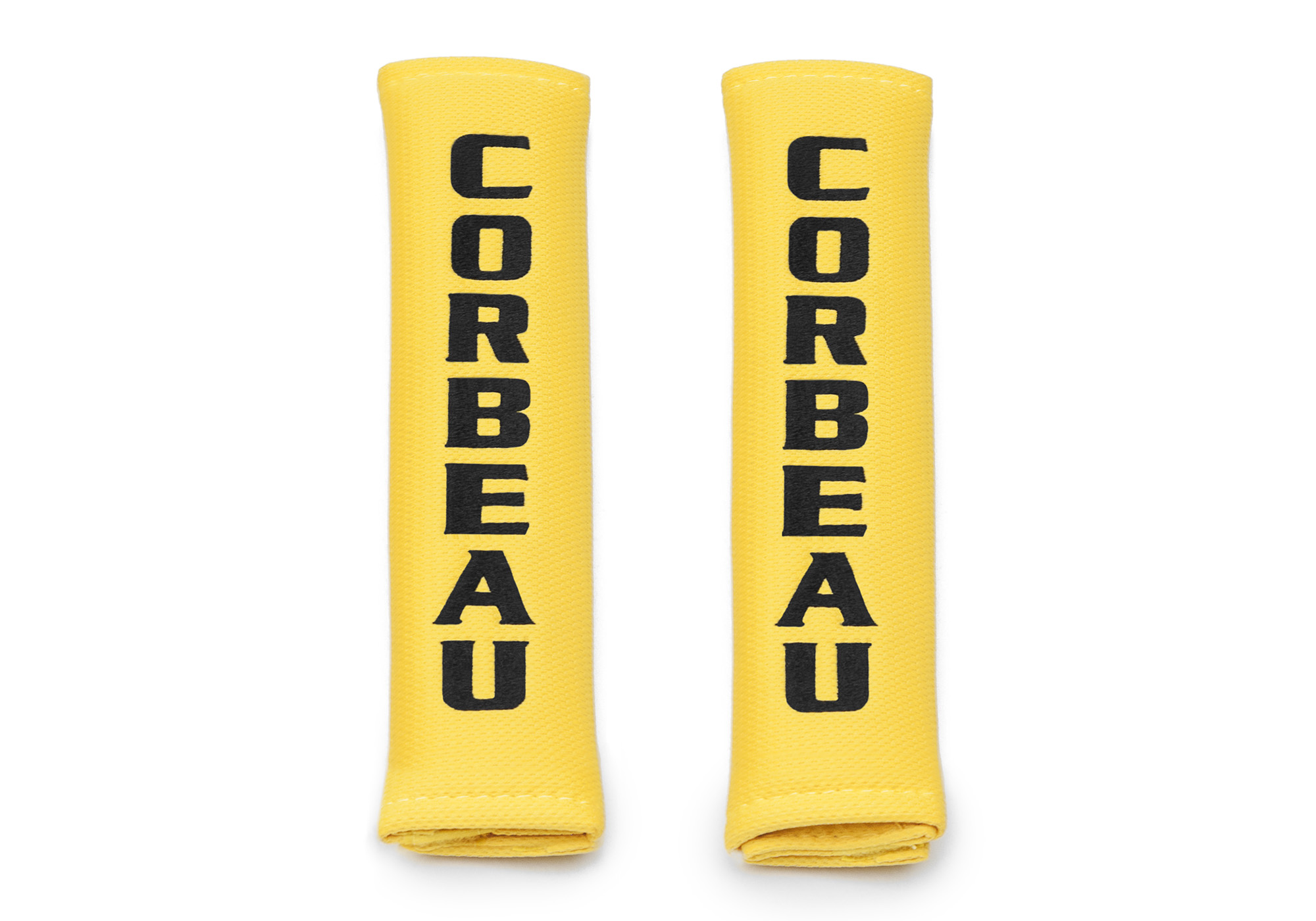 Corbeau Racing Harness Pads, Pair of 2" Yellow Pads, 40403