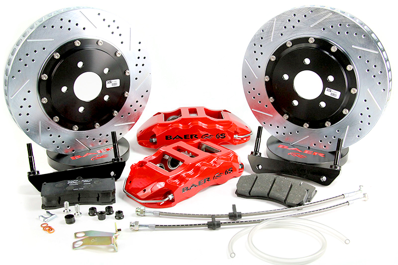 BAER Front 2005-2013 Chevy Corvette All Brake Components Extreme+ Brake System Front Ext+ FS no hub