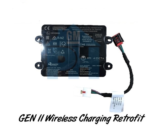 GM OEM GEN II Wireless Charging Retrofit Kit (Gen2Charge), Camaro 2016-2019, Cadillac, GMC