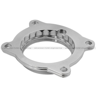 2010+ Camaro V6-3.6L AFE Silver Bullet Throttle Body Spacer, max gains of 7 HP