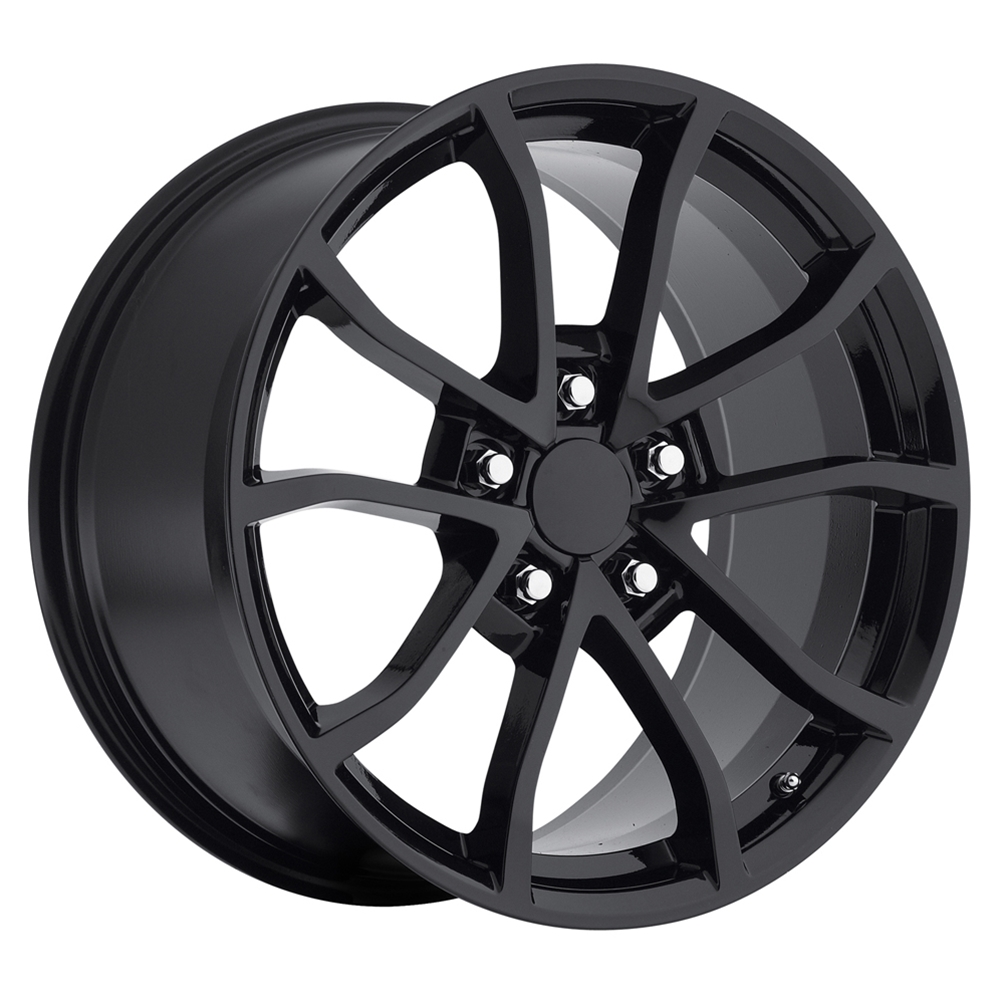 2013 Corvette 427 Centennial Edition, Cup Style Wheels Black 17x8.5/18x9.5 97-04 C5