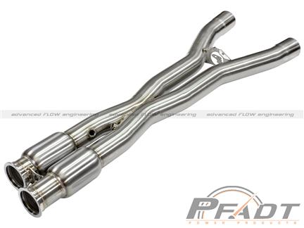 2005-2008 C6 Corvette aFe Control, PFADT Series, X-Pipes Street with High Flow Cats