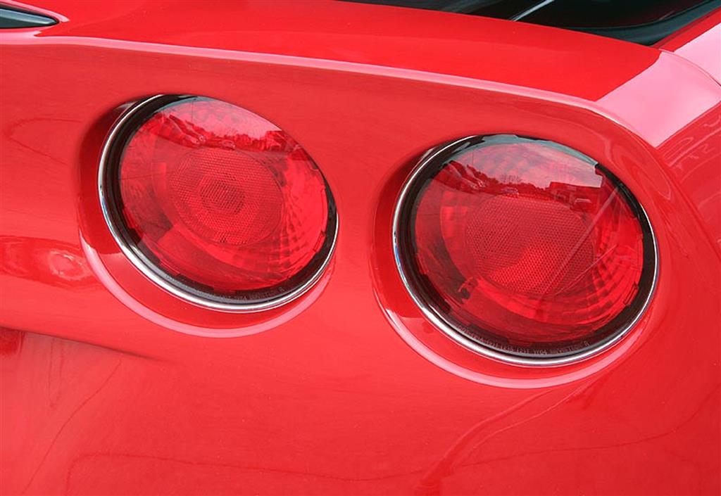 2005 -2013, C6 Corvette Tail Light Trim Kit - Chrome (set Of 4). 
