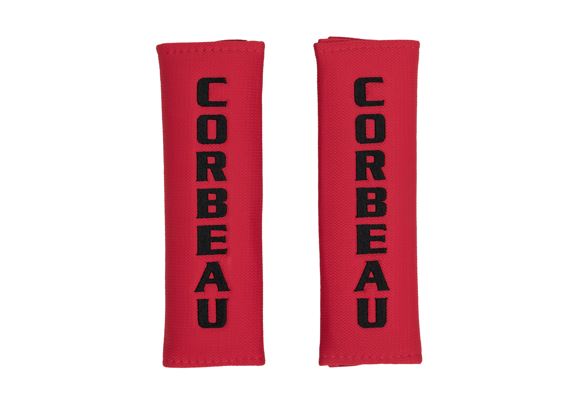 Corbeau Racing Harness Pads, Pair of 3" Red Pads, 50507