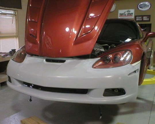 C6 Corvette Bumper with Z06/ZR1 with Scoop - Direct Bolt On
