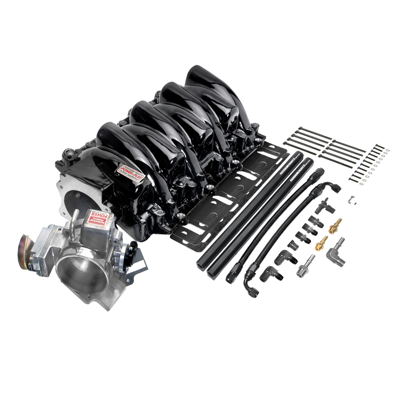 Professional Products 96mm Intake Manifold, Complelte Kit LS1/LS6 Vehicles - Gloss Black