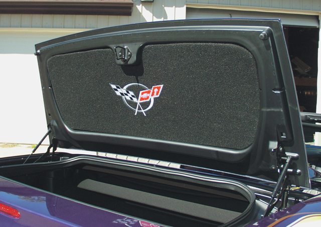 C5 Corvette Truck Lid Liner w/Embroidered C5 Logo, 1 Piece