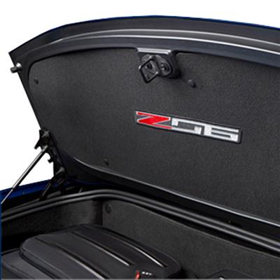 C7 Corvette 15-19 Convertible Trunk Lid Liner With Embroidered Z06 Logo