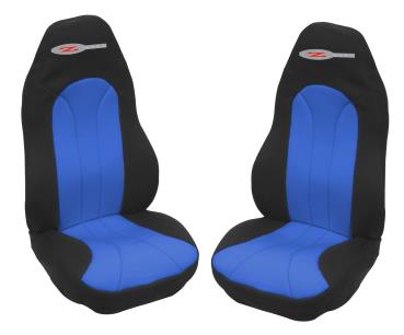 1997-2003 C5 Corvette, Neoprene Seat Covers with Embriodered Z06 Side Fender Logo, Pair