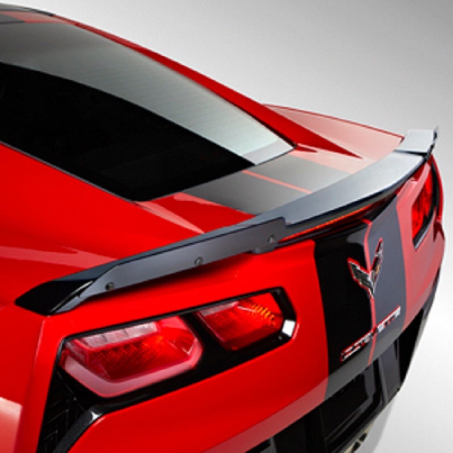 2014+ Corvette Stingray GM OEM High Wing Style Spoiler Wicker Bill  Kit