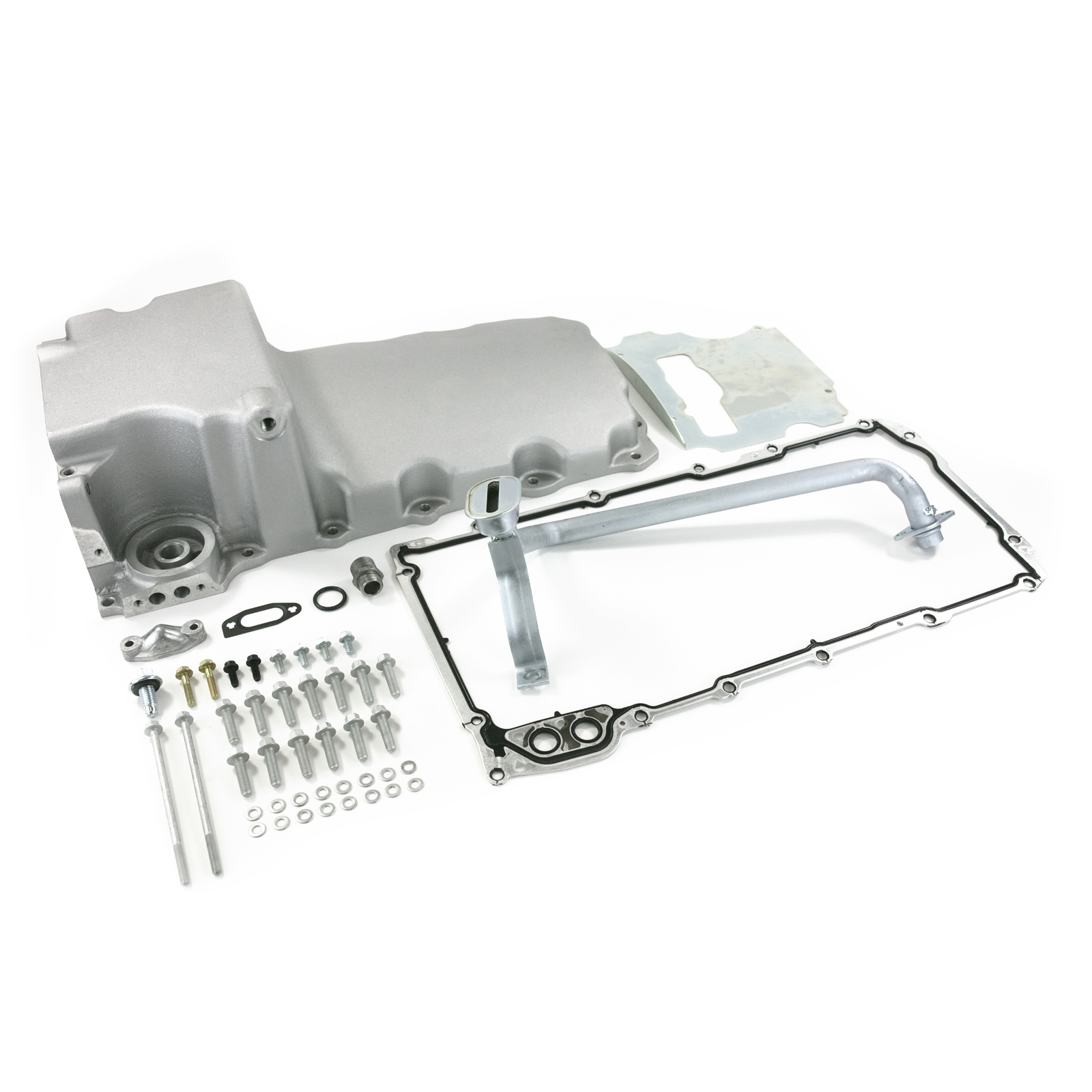 GM LSX Rear Sump 5.5-Quart Satin Cast Aluminum Retro Fit Oil Pan