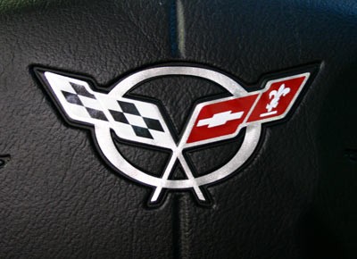 C5 Corvette Emblem Steering Wheel Decal