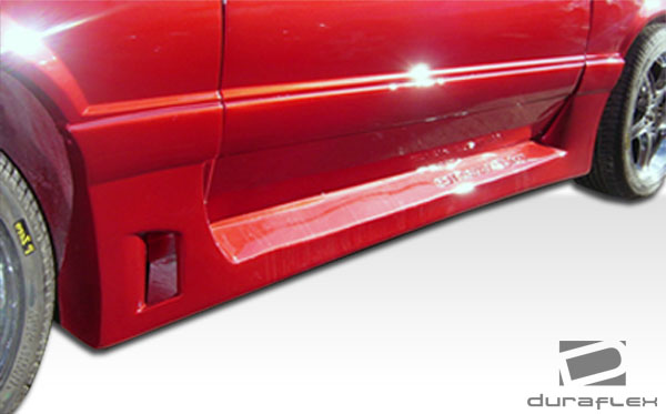 1979-1993 Ford Mustang Duraflex GTX Side Skirts Rocker Panels - 2 Piece