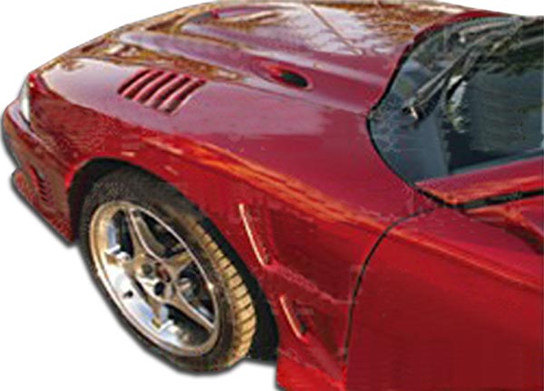 1994-1998 Ford Mustang Duraflex Velocity Fenders - 2 Piece
