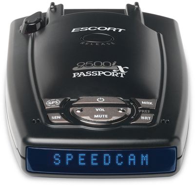 Escort 9500IX Radar Detector With GPS Marking (Automatic) - Blue