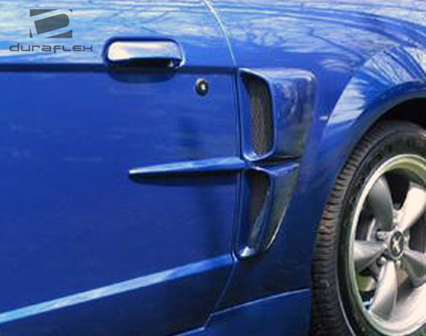 1999-2004 Ford Mustang Duraflex CVX Side Scoop - 2 Piece