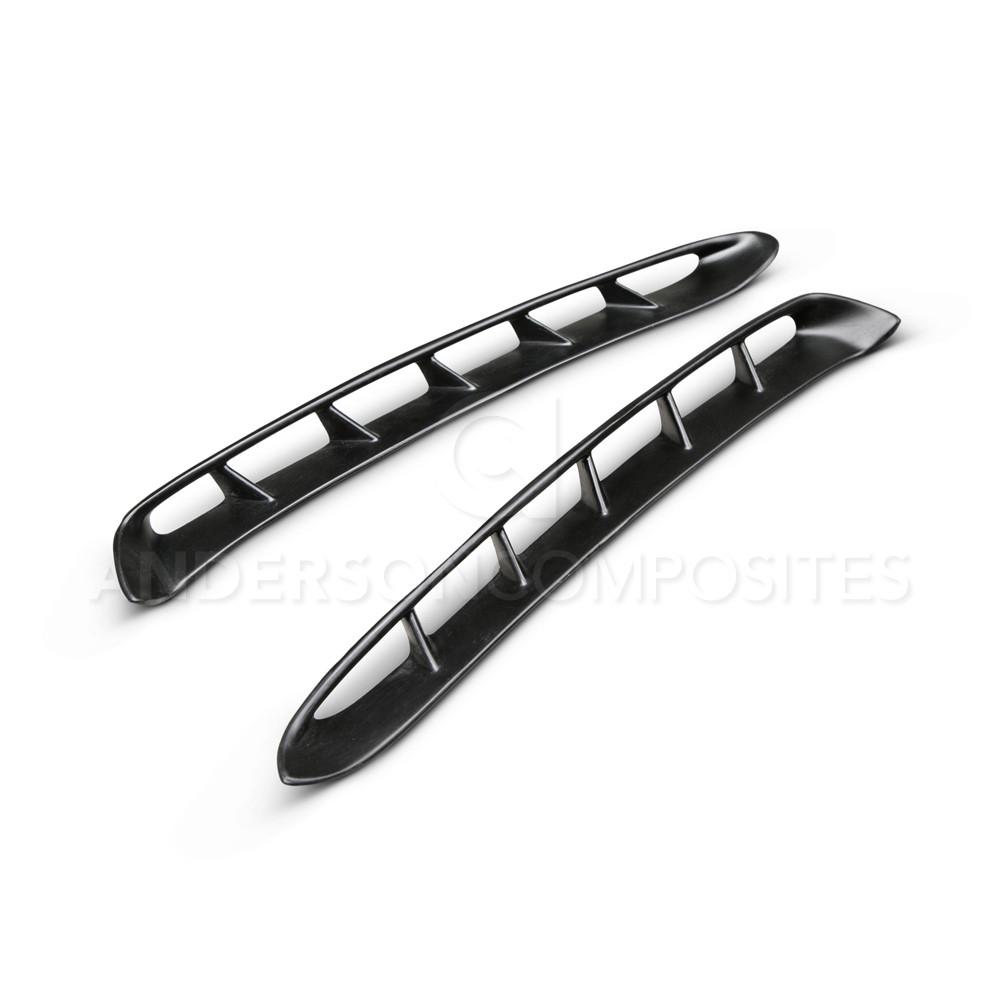 2015-2017 FORD MUSTANG GT350 STYLE Fiberglass inserts for Type-GR fenders for 2015-2017 Ford Mustang