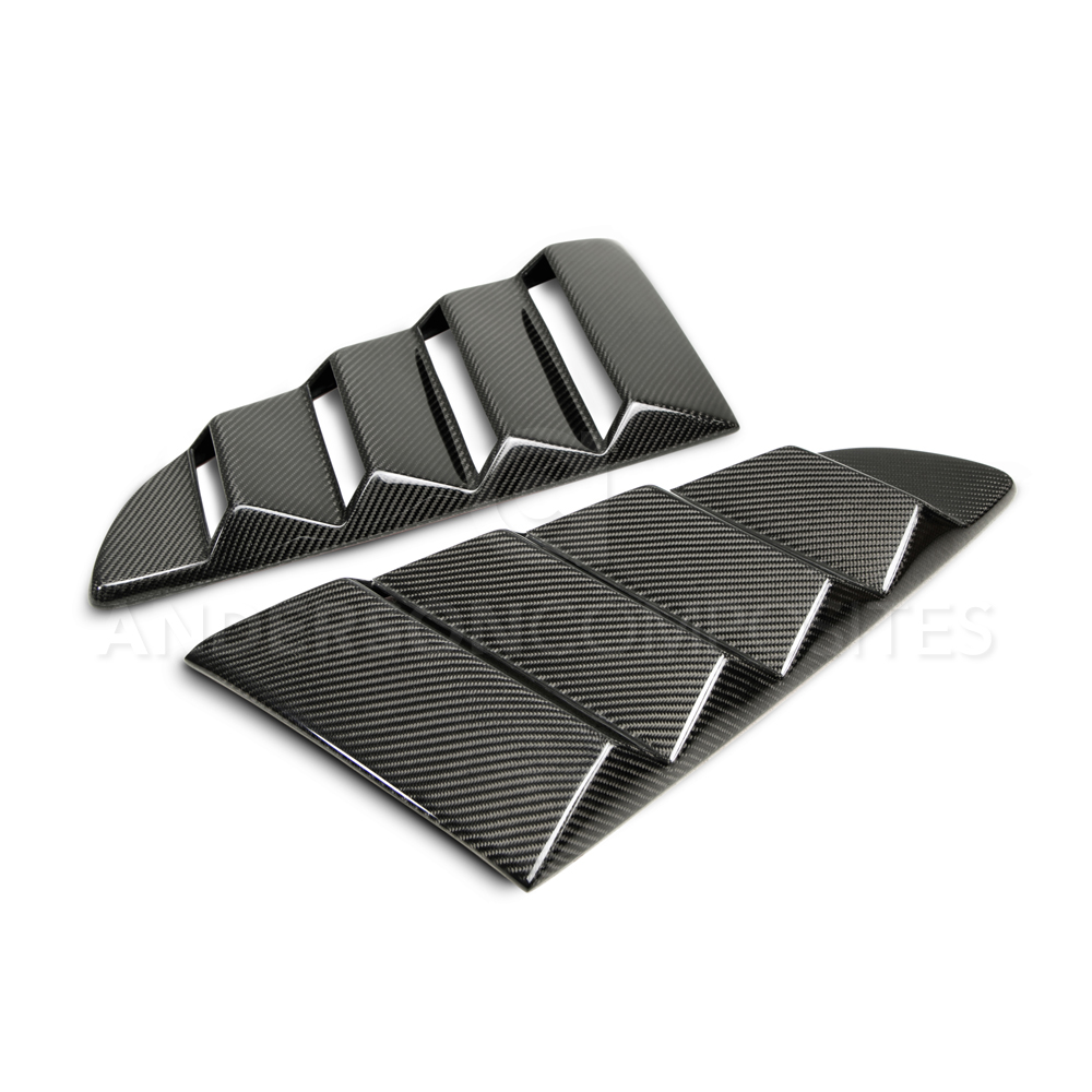 2015-2019 FORD MUSTANG TYPE-V Type-V carbon fiber window louvers for 2015-2019 Ford Mustang