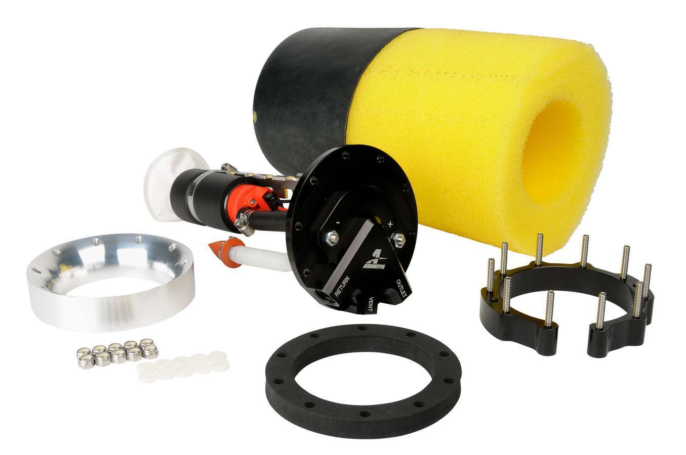 Phantom 340 Stealth Fuel Pump System, Electric, In-Tank, 340 lph at 45 psi, 6an Outlet/Return/Vent for C6 Corvette