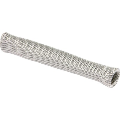 Spark Plug Boot Sleeves, 7-1/2 in Long, Fiberglass, Silver, Set of 8  UP TO 1,200 F