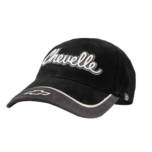 Chevrolet Chevelle Black Low Pro Cotton Brushed Twill Hat  -BBHH005GRY