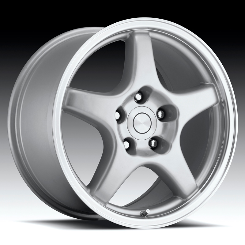 Corvette C4 ZR1 91-96 - Silver w/Machined Lip Reproduction Wheels