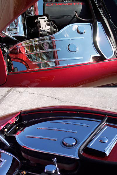 C5 Corvette Stainless Inner Fender Covers (2 pcs)