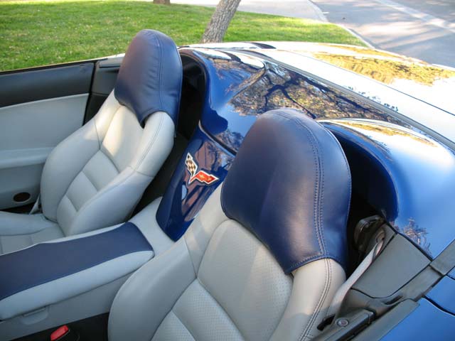 Speed Lingerie, Head Rest Cover, Color Matched C6 or Z06, GS, ZR1 Corvette