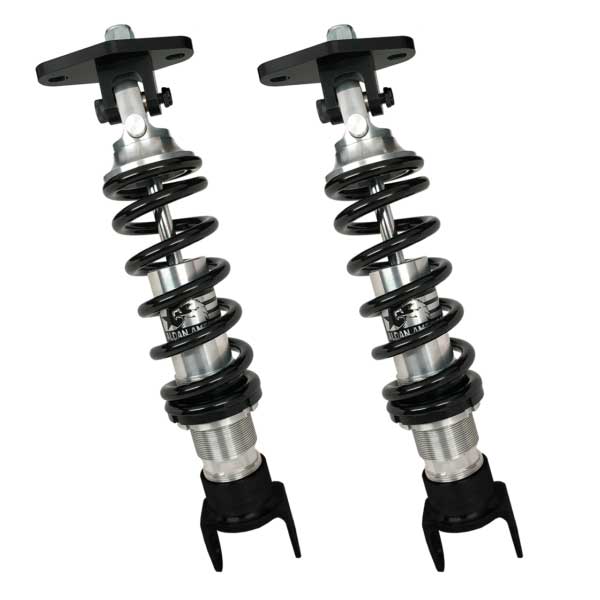 1997-2013 Chevrolet C5/C6 Corvette, ALDAN Single Adjustible Coil-Over Rear Shocks, Set of 2, 450 lb Spring Rate