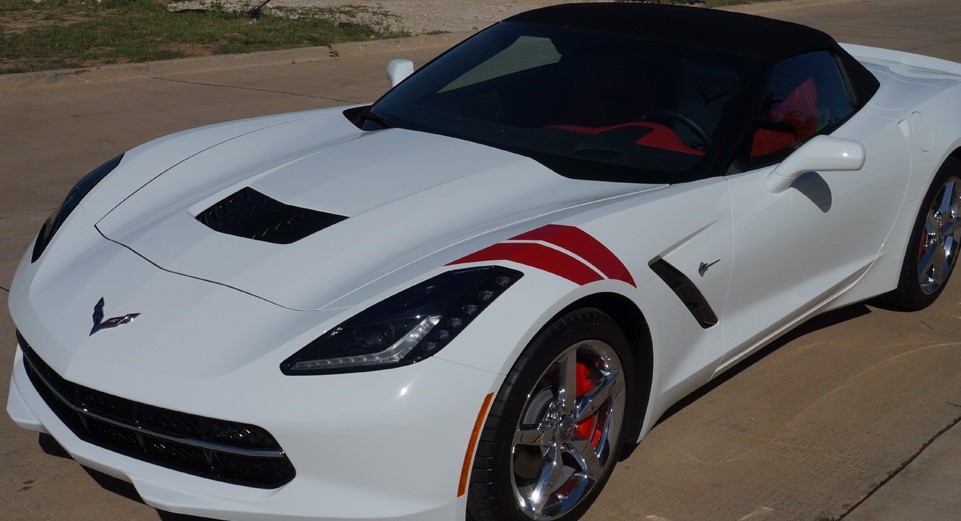 C7 Corvette Fender Hash Mark Stripe, Rookie Stripes, Grand Sport Stripes,.....