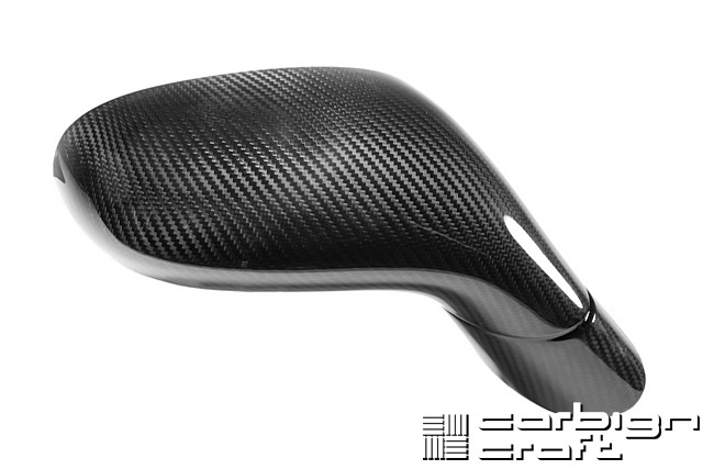 C6 Corvette 2005-Up Carbon Fiber Replacement Mirrors, Pair