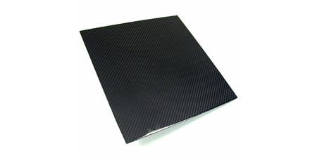 Universal Fitment Single Side Carbon Fiber Plate 12"x12"