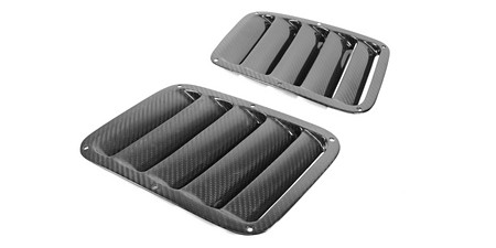Universal Fitment Hood Vents Square