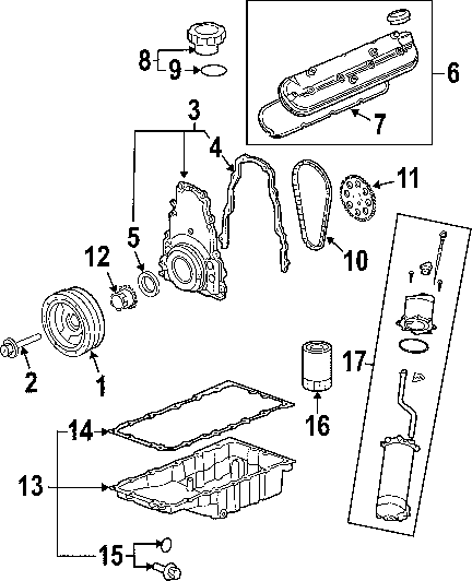 2006-2013 C6 Z06 Corvette and All LS7 Engines, Oil Pan Drain Plug, 15mm, with Dry Sump