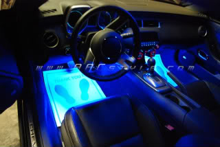 2010+ Camaro Footwell Ambient Lighting (All Colors) CCFL Pair Plug and Play