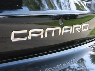 Camaro Rear Stainless Steel Inserts
