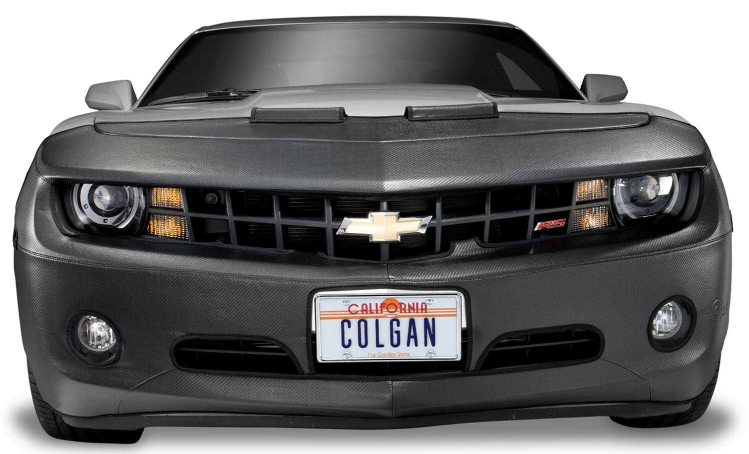 Camaro 2010+ CoverCraft Colgan Orignal Bra, Nose Mask, Black Carbon Fiber Embossed