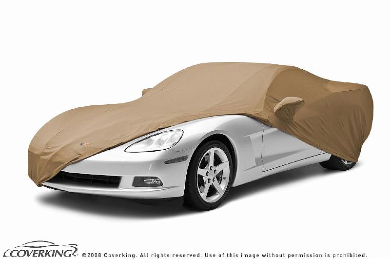 1953-2014 Stretch Satin Corvette Car Cover with Embroidered Logos