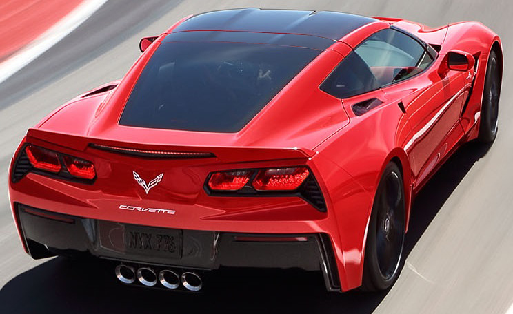 2014 C7 Corvette Stingray Coupe Cross Bar Blackout