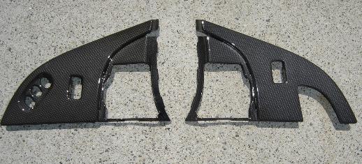 C6 Corvette 05 & UP Custom Finished Power Door Lock/seat Memory Bezels