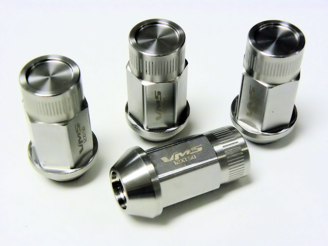 C5 / C6 / C7 Corvette Racing Lug Nuts Close End M12X1.5 (4-Pack) STAINLESS STEEL