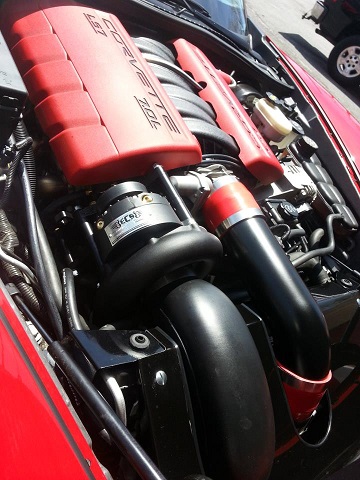ECS NOVI 1500/2200 Supercharger Kit Corvette LS3 C6 2008-13, Black or Polished Finish